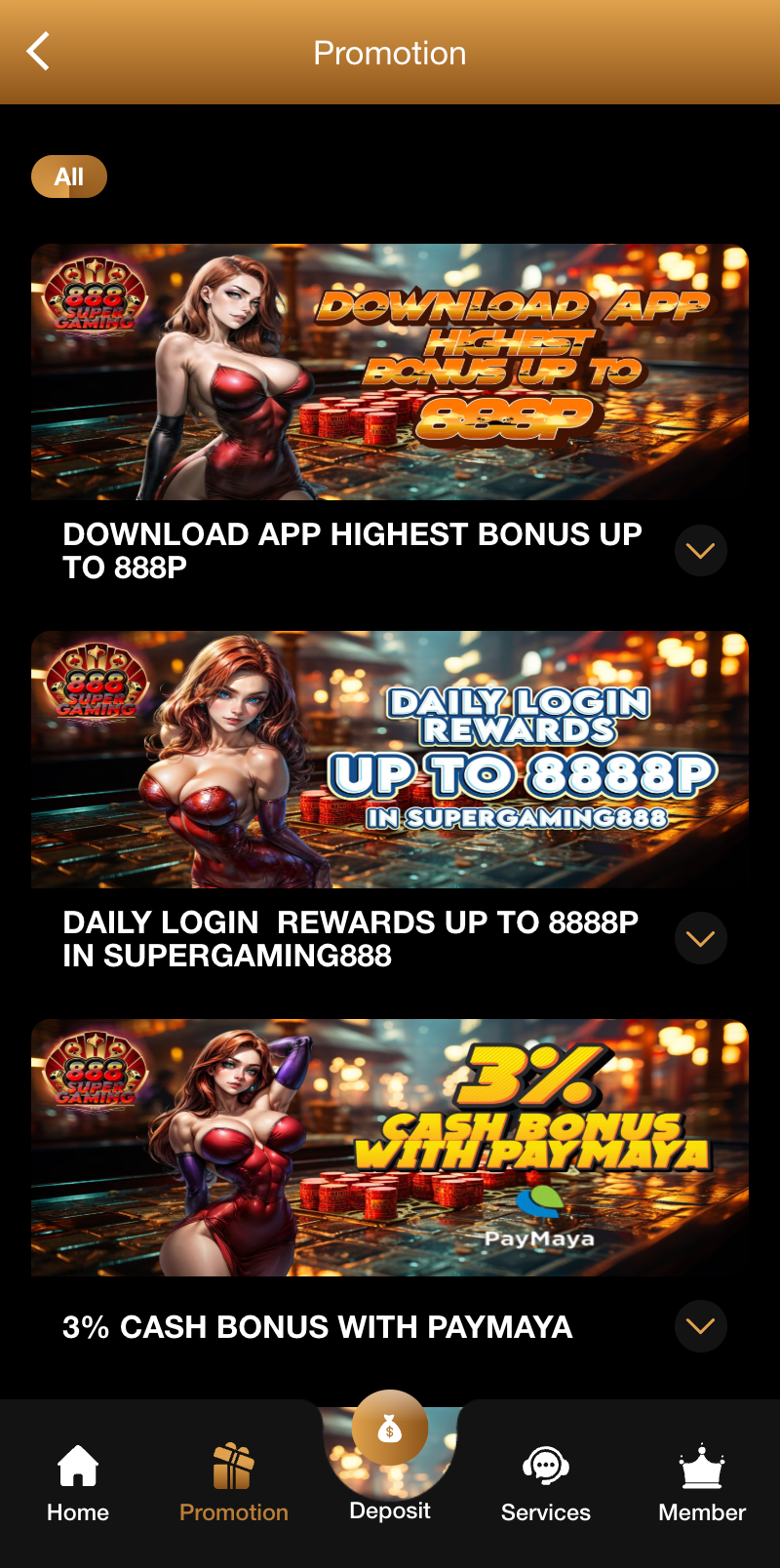SuperGaming888 App: Diverse collection of puzzle and strategy games