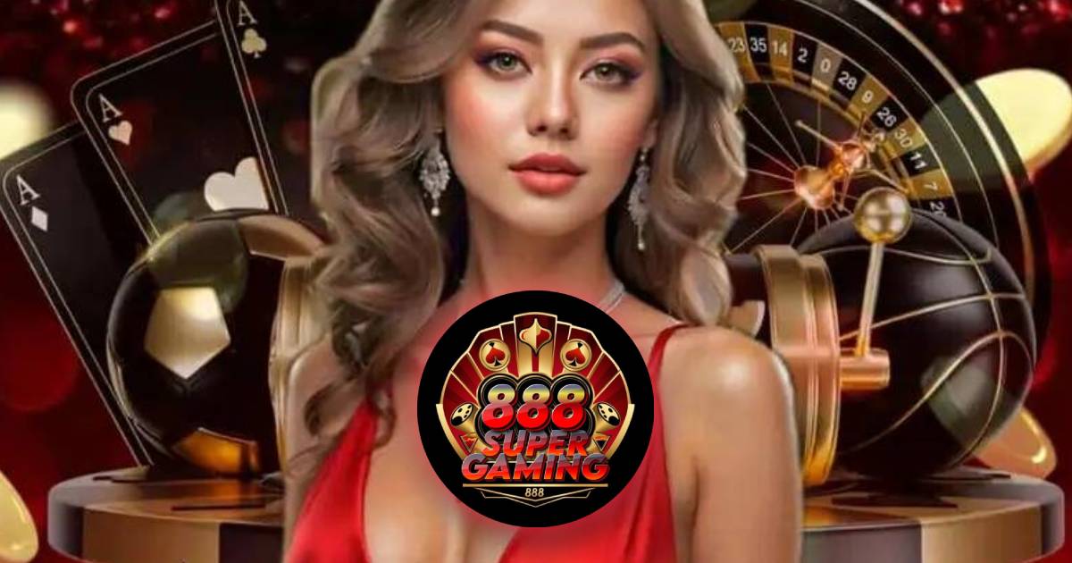 Main promotional banner for Super Gaming 888 platform